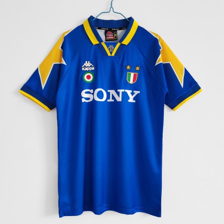 Fußballtrikots Juventus Retro Auswärts Trikotsatz 1995-1996